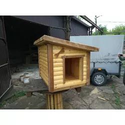 Дерев'яна будка для собак