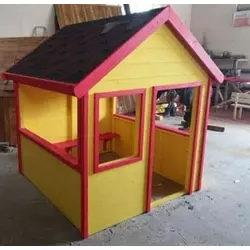 Деревянный детский домик Весенний